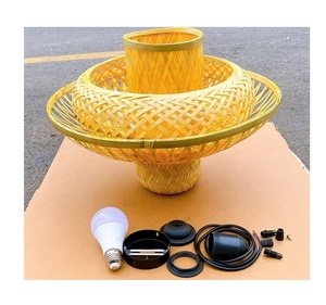 Handmade seagrass <b>lamp</b> shades for chandeliers Outdoor Wedding Party Garden Decoration Hotels & Resorts Ornament - Product Image 5