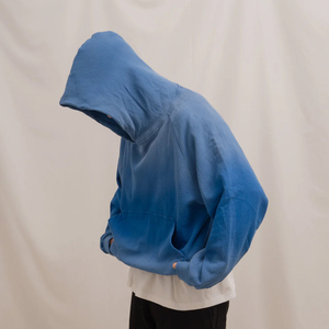 Hoodies délavés à la soleil pour hommes, style décontracté à épaules tombantes, pour usage extérieur, tendance, en promotion - Product Image 2
