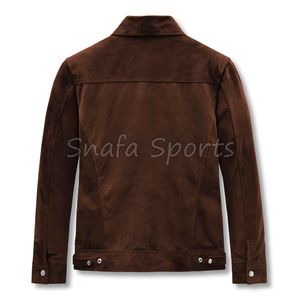 Chaqueta de Cuero para Hombre, Prenda Exterior de Alta Moda, Chaqueta de Invierno de Primera Calidad para Hombre, Estilo Elegante, Chaqueta de Cuero Duradera y Cómoda - Product Image 6