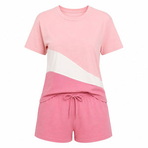 Conjuntos de camiseta y pantalones cortos para mujer de estilo único y calidad premium, hechos en Pakistán, conjunto de 2 piezas, conjuntos de algodón para mujer - Product Image 1