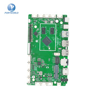 Placa Base Portworld RK3566 IoT Gateway con Decodificación 4K, MIPI, EDP, WiFi6 de Doble Banda, 5G y Pantalla Táctil para Máquinas POS con Certificación CE