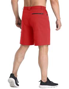 Nouvelle Arrivée Short Cargo Décontracté pour Homme Taille Mi-Haute Motif Uni Design Tactique Utilitaire Grandes Poches de Rangement Coupe Ample et Décontractée - Product Image 2