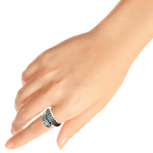 Handmade And Original 925 <b>Sterling</b> <b>Silver</b> Solid Bohemian Jewelry <b>Adjustable</b> Wrap <b>Ring</b> Available At Wholesale Factory Price - Product Image 2