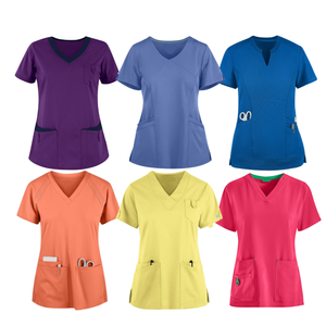 Precio de fábrica, uniformes médicos superiores, uniforme de moda de enfermería, ropa de hospital, diseño personalizado para mujeres, uniforme Saomai FMF VN - Product Image 1