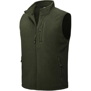 Chaleco de Forro Polar para Hombre Uniquen Enterprises, con Cierre Completo, Aislante Térmico, Impermeable, para Senderismo al Aire Libre, Cálido, Ligero, con 5 Bolsillos, para Invierno - Product Image 1