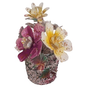 Pot décoratif A.B Collection pour jardin et maison, couleur naturelle, fait main, art métallique moderne, décoration murale, vente chaude - Product Image 5