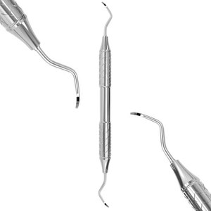 Raspador Dental Universal M23A de Acero Inoxidable, Instrumento Periodontal de Doble Extremo, Raspador Universal con Mango Ergonómico para Higiene Dental - Product Image 1