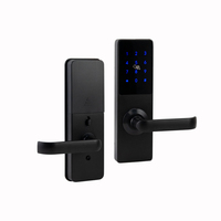 Cerradura Digital Inteligente Biométrica YGS para Apartamentos y Hoteles con Manijas, Mortise 6068, Baterías Alcalinas, Función de Desbloqueo Personalizada