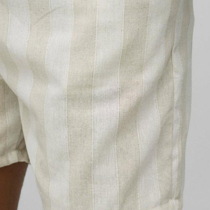 Pantalones Cortos Deportivos para Hombre, Color Sólido, 100% Algodón, Cintura Media, con Cordón, Transpirables, de Secado Rápido, Ecológicos, Casuales - Product Image 6