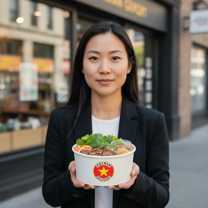 Bols en papier compostables, biodégradables et recyclables avec couvercle en canne à sucre pour un emballage écologique des biscuits - Product Image 5