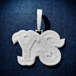 Luxe Hip Hop Diamant Zircon Grand Coeur Pendentif Collier À La Mode Ice Out Rap Déclaration pour Hommes et Femmes - Product Image 4