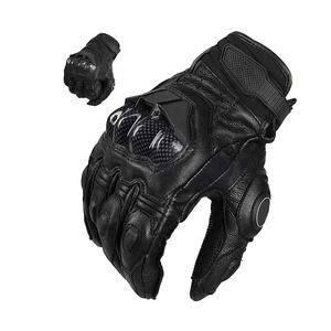 Venta caliente Etiqueta Privada aceptada Premium % cuero personalizado impermeable dedo completo carreras moto guantes deportes al aire libre - Product Image 1