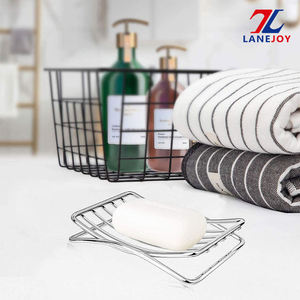 Bar Silicone Standing Type Single Tier Foldable Soap Dish Holder for Bathroom and Kitchen - Product Image 1