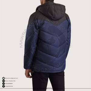 Chaqueta de Invierno Personalizada para Hombre, Chaqueta Acolchada con Estampado de Letras, Parka con Capucha, Chaqueta Acolchada Transpirable de Primera Calidad, Ropa de Calle - Product Image 2