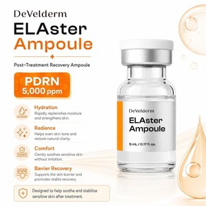 Ampoule de beauté coréenne PDRN 5mL, complexe hydratant, rehausseur de beauté, réparation cutanée, soin conditionnant pour le visage, pur. - Product Image 1