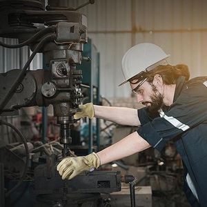 Wholesale Heavy Duty Cowhide Grain Leather Safety <b>Gloves</b> Abrasion Heat Resistant Hand Protection for Driving Household Gardening - Product Image 5