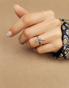 Anillo de Compromiso y Boda de Lujo en Oro Amarillo Sólido de 14K con Moissanita Ovalada de 2.20 CTW para Mujer, Regalo de Joyería Fina - Product Image 5