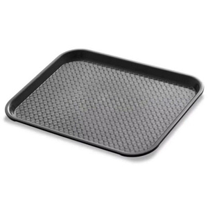 Plateau pour restauration rapide, plateau en plastique avec surface texturée, plateau de restaurant durable, vaisselle et assiettes écologiques de style américain - Product Image 1