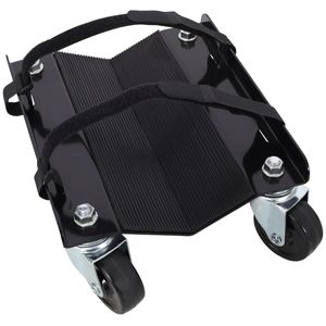 Chariot robuste pour motoneige avec roulettes pivotantes de 2,5 pouces, 2 paires de patins en caoutchouc He V Slide pour protéger les skis, capacité de charge jusqu'à 1500 livres - Product Image 3