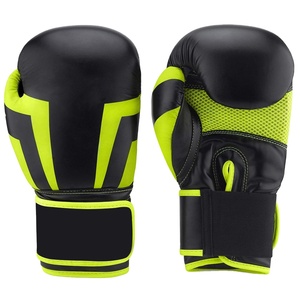 Gants de boxe professionnels en cuir PU de haute qualité, fabrication sur mesure, vente en gros, logo personnalisé, gants de MMA - Product Image 1