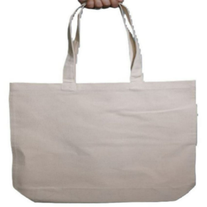 Sac fourre-tout en toile de coton biologique écologique, imprimé sérigraphié avec logo personnalisé, durable et écoresponsable pour les courses en gros - Product Image 6