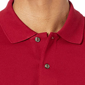 <b>Red</b> Men Custom Branding Long Sleeve <b>Polo</b> <b>Shirt</b> High Quality Durable Fabric Vacation Outdoor Casual Street Fashion Clothing - Product Image 2