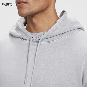 Sudadera con Capucha de Felpa Fina de Algodón Unisex TWILL SPORTS, Traje Deportivo Personalizado con Bordado de Paloma, Sudadera Lisa con Capucha para Entrenamiento Activo - Product Image 4