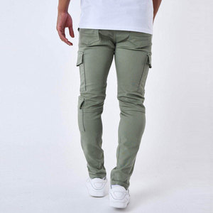 Pantalons cargo pour hommes en marque privée, en vente en ligne, couleur personnalisée, pantalons cargo délavés pour hommes, pantalons multi-poches pour hommes - Product Image 5