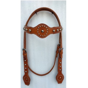 Brida de Cuero de Alta Calidad para Caballo con Riendas, Resistente, Duradera y Cómoda, para Entrenamiento y Exhibición Ecuestre - Product Image 1