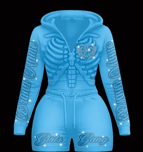 Conjunto de Dos Piezas para Mujer, Verano 2026, TAHAD, al por Mayor, Shorts y Camiseta de Manga Corta con Estampado Sexy, Conjunto Deportivo para Mujer - Product Image 2