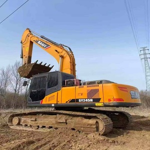 Excavadora de cadenas Sany SY245H en venta, en buen estado, con motor y bomba nueva, máquina duradera, ideal para excavación y minería. - Product Image 2