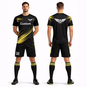 Uniforme de Fútbol Personalizado Azul Marino, Conjunto Deportivo Transpirable de Secado Rápido para Hombre, Ropa Deportiva Sublimada para Entrenamiento - Product Image 2