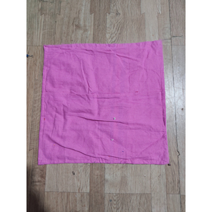 Housse de coussin patchwork faite à la main, broderie florale en soie, style bohème, carrée, décorative, cadeau pour elle - Product Image 3
