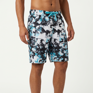Short de bain décontracté mi-long pour homme à imprimé camouflage, séchage rapide, avec cordon de serrage à la taille - Product Image 5
