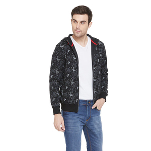 Vente en gros de sweats à capuche en molleton 100% coton épais, teints unis, pour hommes, vêtements d'hiver personnalisés, coupe-vent respirant numérique - Product Image 3
