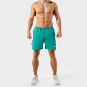 Shorts pour hommes en coton, couleur unie, coupe décontractée et confortable, ajustables, respirants, prix usine, abordables - Product Image 2