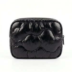 ROOTSMEN Trousse de Toilette en Nylon Tendance avec Fermeture Éclair Motif Dessin Animé Certifiée ISO BSCI Portable Petite Taille 15x10x5cm Blanc Couleur Personnalisable - Product Image 2