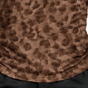 Chocolate Brown <b>Leopard</b> <b>Print</b> T <b>Shirt</b> Short Sleeve Casual Crew Neck Pattern Tee Soft Lightweight Streetwear Everyday Fashion Top - Product Image 6