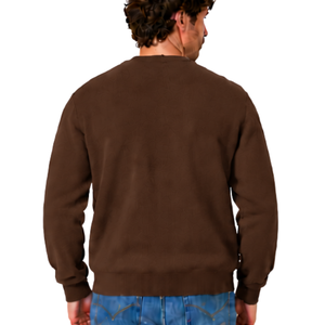 <b>Men</b> Brown Argyle V Neck <b>Cardigan</b> Knitted <b>Sweater</b> Diamond Pattern Button Front Long Sleeve Classic Casual Fit Knitwear Winter Top - Product Image 2