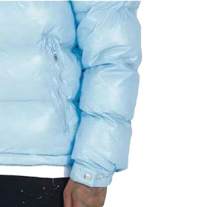 <b>Men's</b> Winter Puffer <b>Jacket</b> OEM Custom Breathable Zipper Closure Padded Outdoor with embroidery logo unisex puffer <b>jackets</b> - Product Image 6
