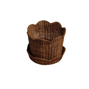 Maceta de Ratán Natural al Mejor Precio, Cubierta para Maceta, Forma Redonda, Ecológica, Decoración del Hogar, Proveedor Mayorista, Uso en Jardín - Product Image 3