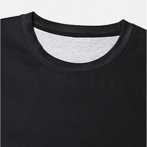 เสื้อยืดคอกลมแขนสั้นทรงโอเวอร์ไซส์สำหรับผู้ชาย ผ้าฝ้าย 100% เป็นมิตรกับสิ่งแวดล้อม สไตล์สตรีท ขายตรงจากโรงงาน - Product Image 3