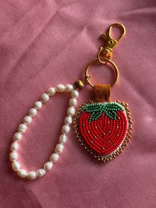 Custom Handmade Embroidery Beaded Keychain Colorful Seed Beads Embroidered <b>Bag</b> Charm Personalized <b>Key</b> <b>Ring</b> Fashion Gift Women - Product Image 5