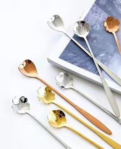 Cuchara de Té de Metal con Acabado Duradero, Cuchara de Café de Acero Inoxidable, Cuchara para Azúcar, Cuchara para Postre, Cuchara Resistente para Cocina y Comedor - Product Image 1