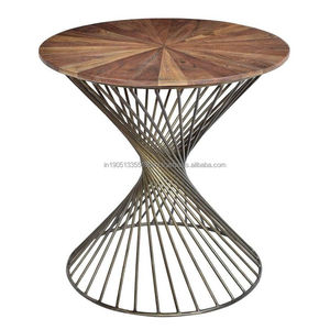 Vente en gros de table d'appoint en fer faite à la main pour l'intérieur et l'extérieur table basse élégante pour le salon ou le bureau - Product Image 2