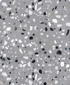 Azulejo de Porcelana Moderno para Piso y Pared con Acabado de Terrazo Gris Urbano, Multitamaño, Esmaltado, para Interiores y Exteriores - Product Image 6