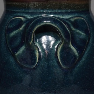 Deep Navy Gloss <b>Storage</b> Canister Dual Handle Design Secure Lid Freshness Lock Durable Finish Elegant <b>Kitchen</b> <b>Storage</b> - Product Image 4