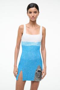 Robe de mariée faite à la main avec décoration de motifs brodés et sequins, robe de soirée/mini-robe - Product Image 5