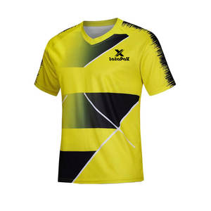 Camiseta de Fútbol para Hombre, Costuras Reforzadas Duraderas, Manga Corta, Ropa Deportiva de Poliéster de Alta Calidad, Talla Personalizable - Product Image 1
