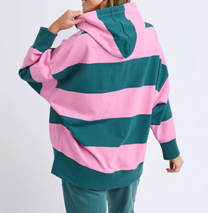 Sweat à capuche oversize pour femme, 100% polyester, doublé, respirant, écologique, streetwear, hiver - Product Image 2